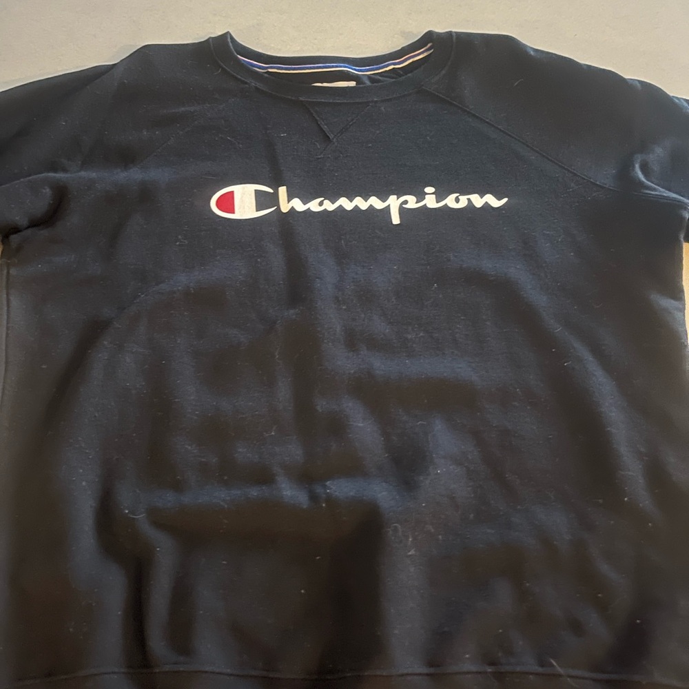 Champion Black Athletic Sweatshirt
